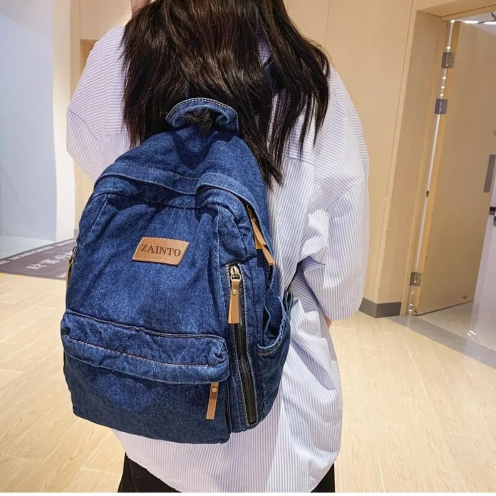 ZAINTO® Denim Backpack for Women - Image 5