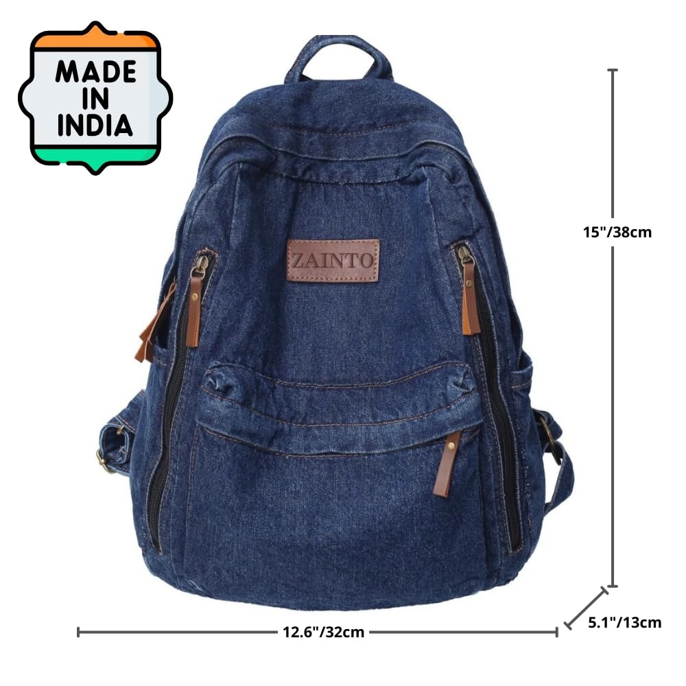 ZAINTO® Denim Backpack for Women - Image 3